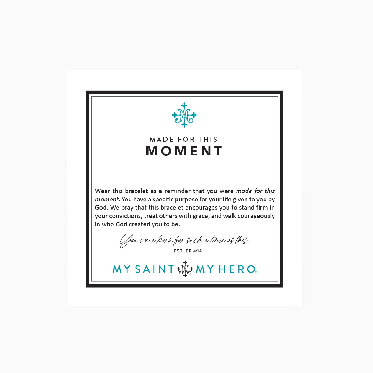 Made For This Moment Esther 4:14 Faith Bracelet - Blessed Bands