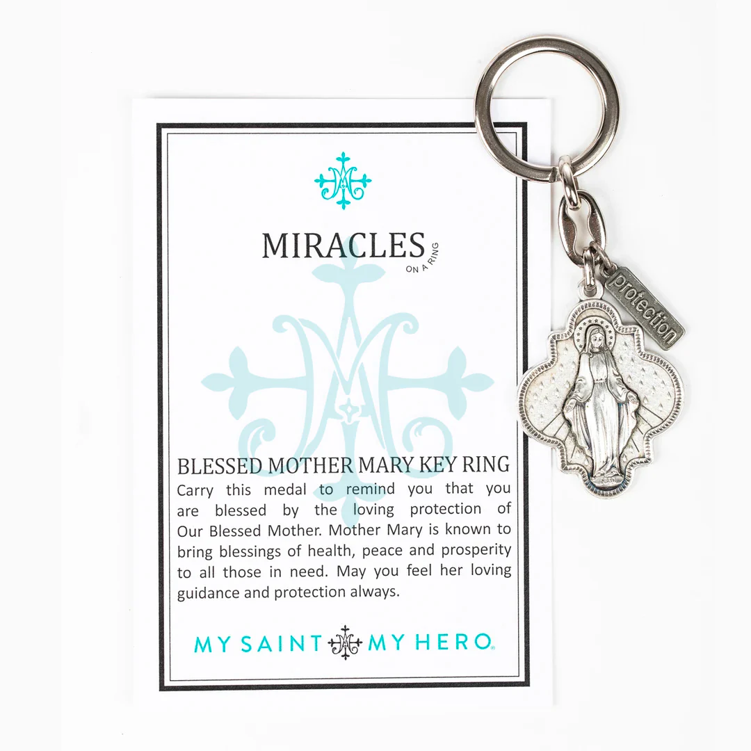 Miracles Key Ring – Faith & Hope Spiritual Accessory - Blessed Bands