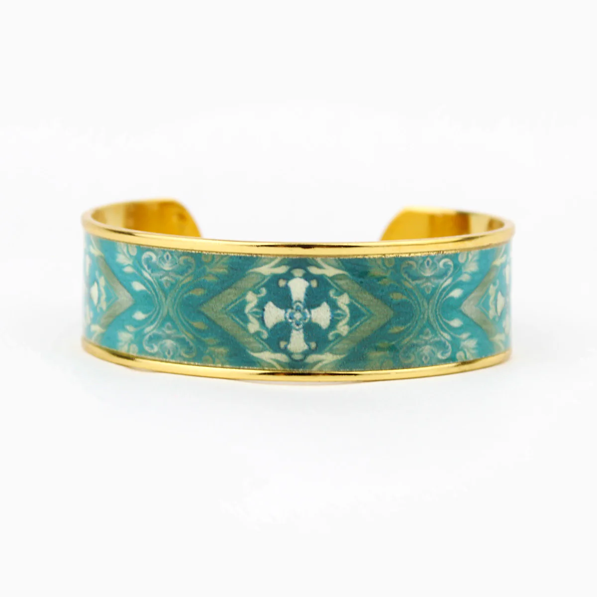 Vestment Cuff Bracelet – Elegant Christian Faith Jewelry - Blessed Bands