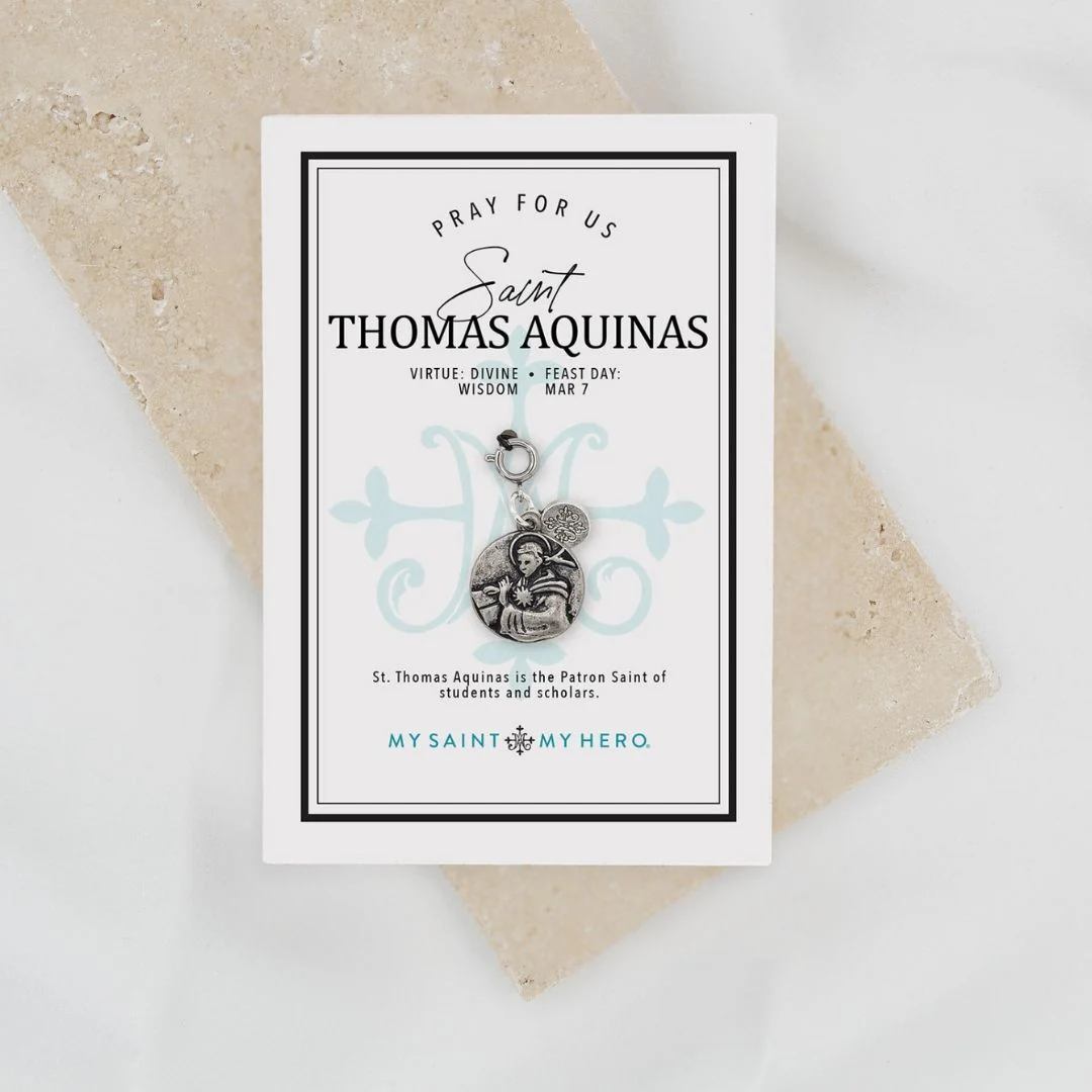 St. Thomas Aquinas Medal – Wisdom & Faith Symbol - Blessed Bands