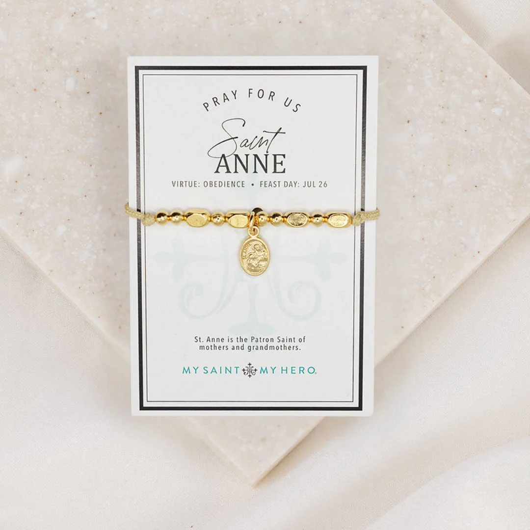 Saint Anne Kids Bracelet – Faith, Love & Guidance - Blessed Bands