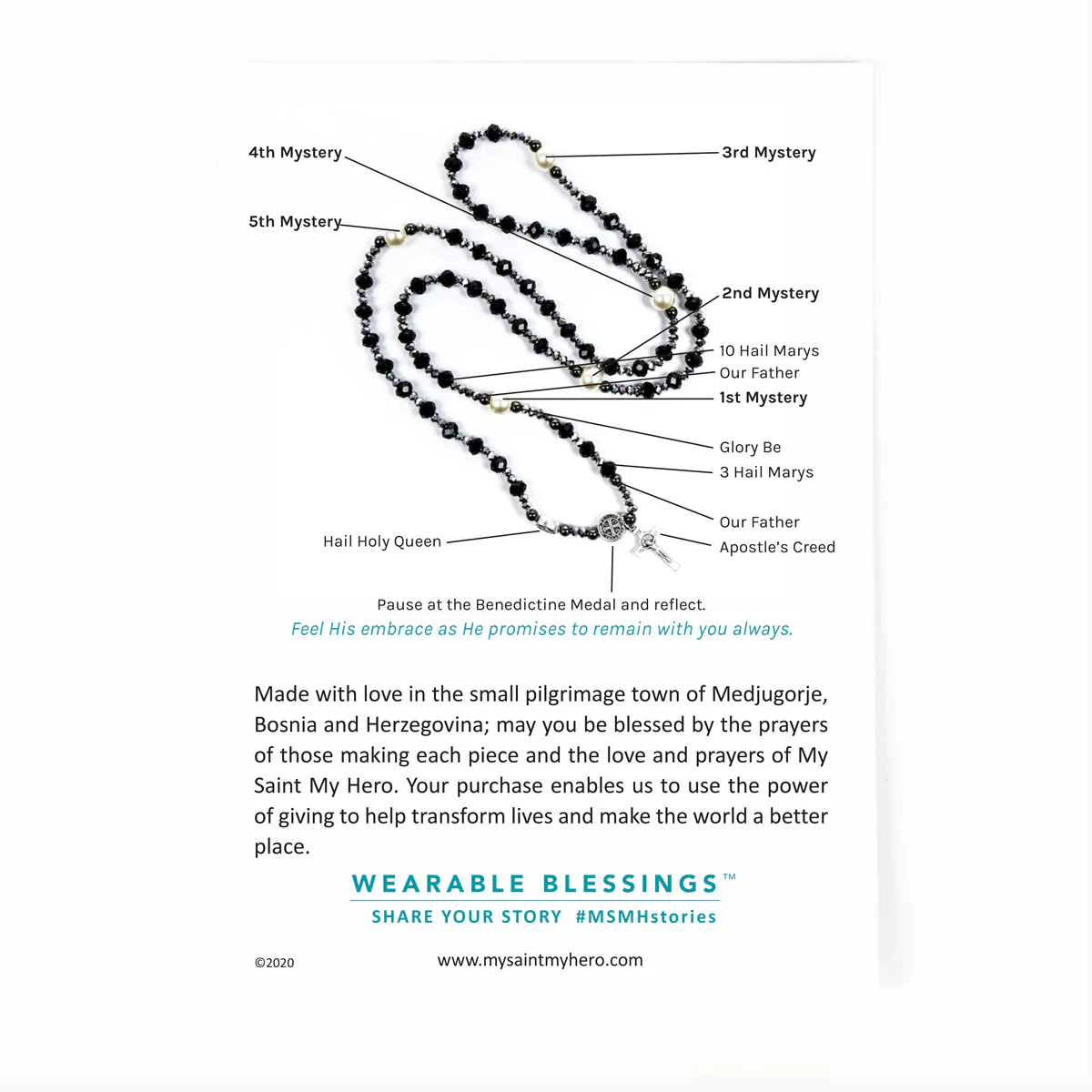 Rosary Wrap Bracelet – Faith & Prayer on the Go - Blessed Bands