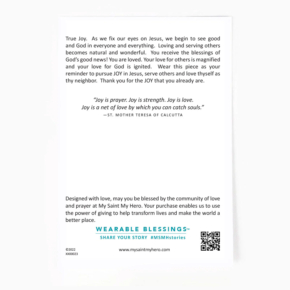 J.O.Y. St. Benedict Christian Faith Bracelet - Blessed Bands