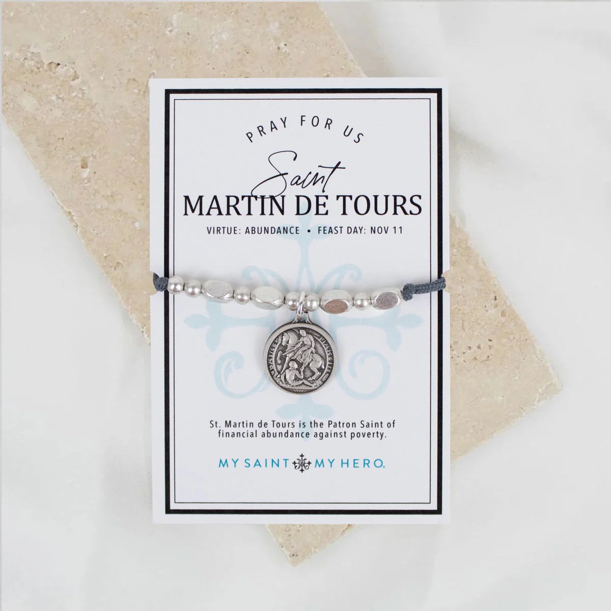 Saint Martin de Tours Little Saints Bracelet – Faith & Hope - Blessed Bands