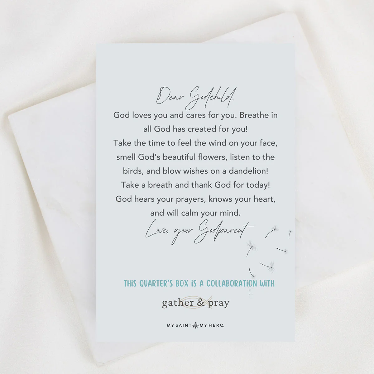Godchild Quarterly Subscription Box – Faith Gifts & Blessings - Blessed Bands