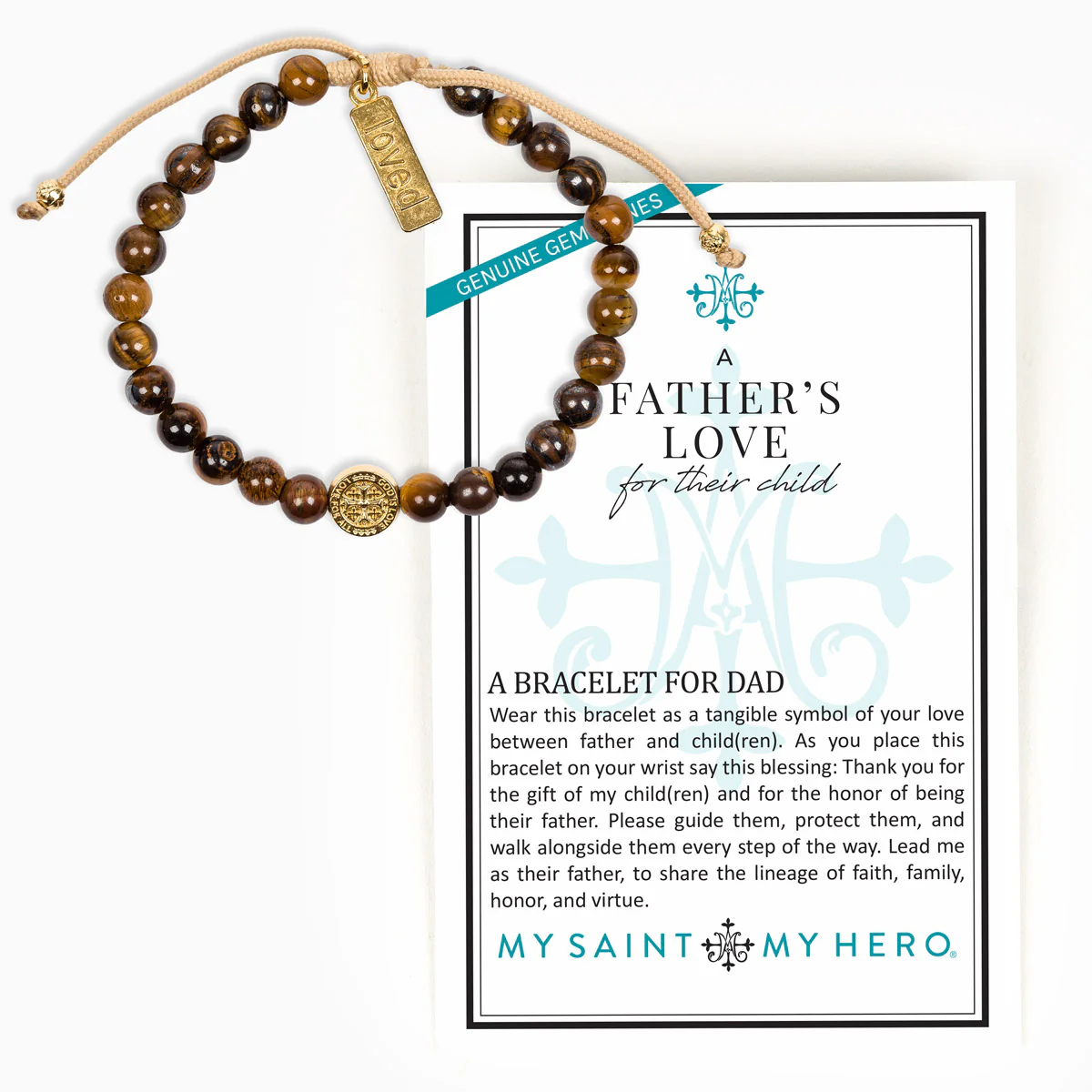 A Father’s Love Bracelet – Faith & Blessing Gift - Blessed Bands