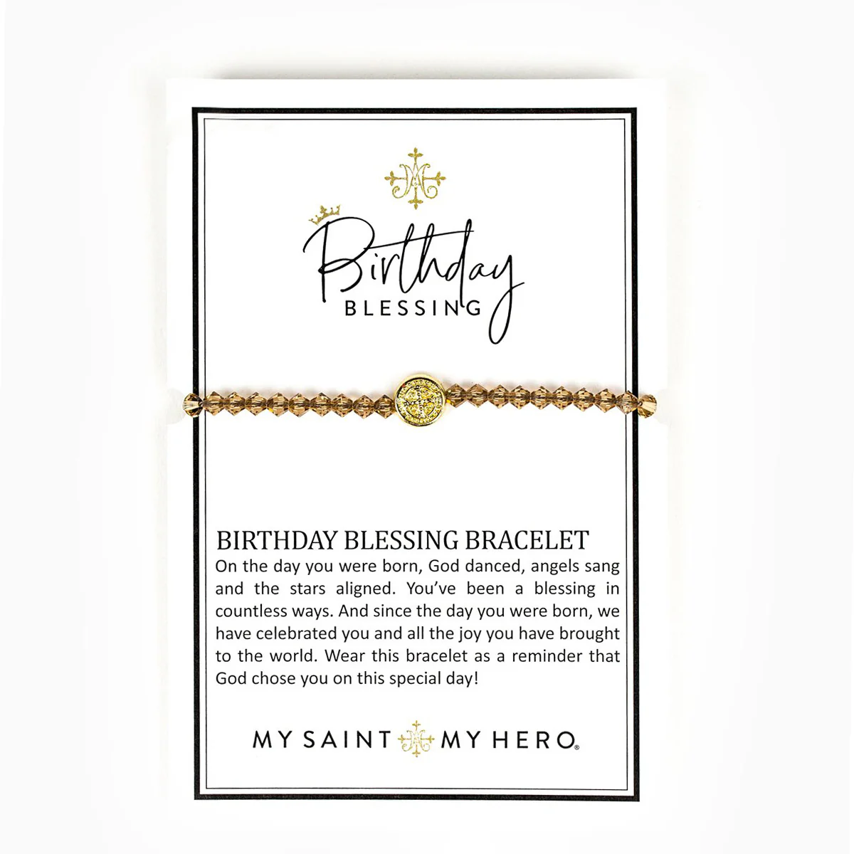 Birthday Blessing Crystal Bracelets – Faith & Joy Gift - Blessed Bands