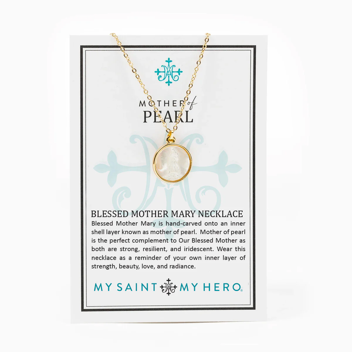 Blessed Mother Mary Necklace – Faith & Devotion Jewelry - Blessed Bands