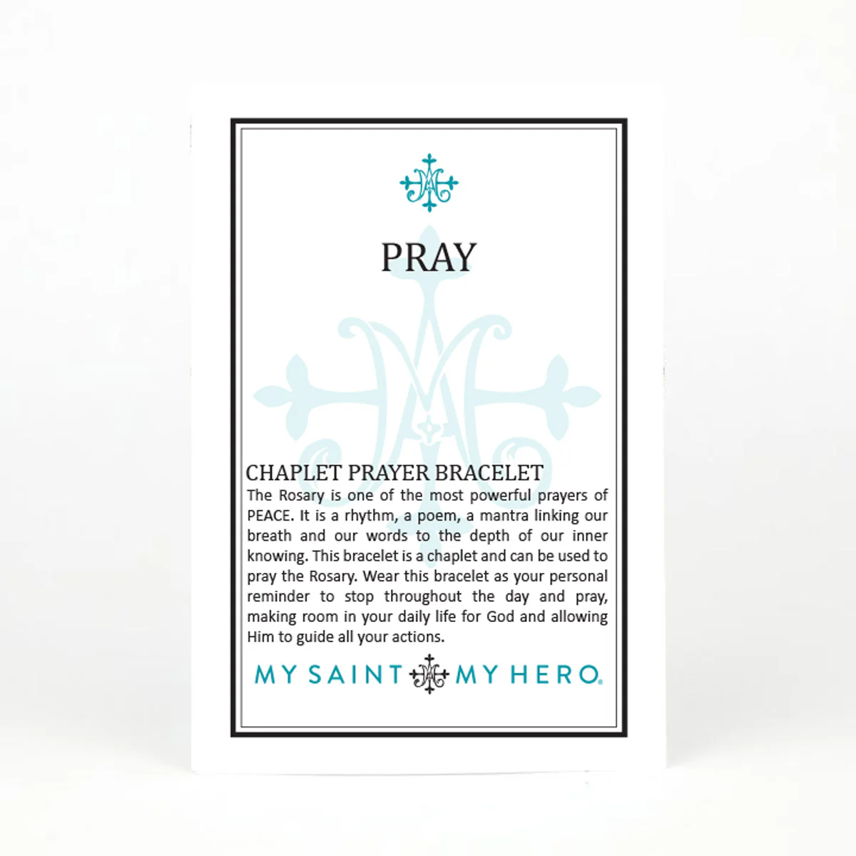 Pray Chaplet Prayer Bracelet – Faith & Devotion - Blessed Bands