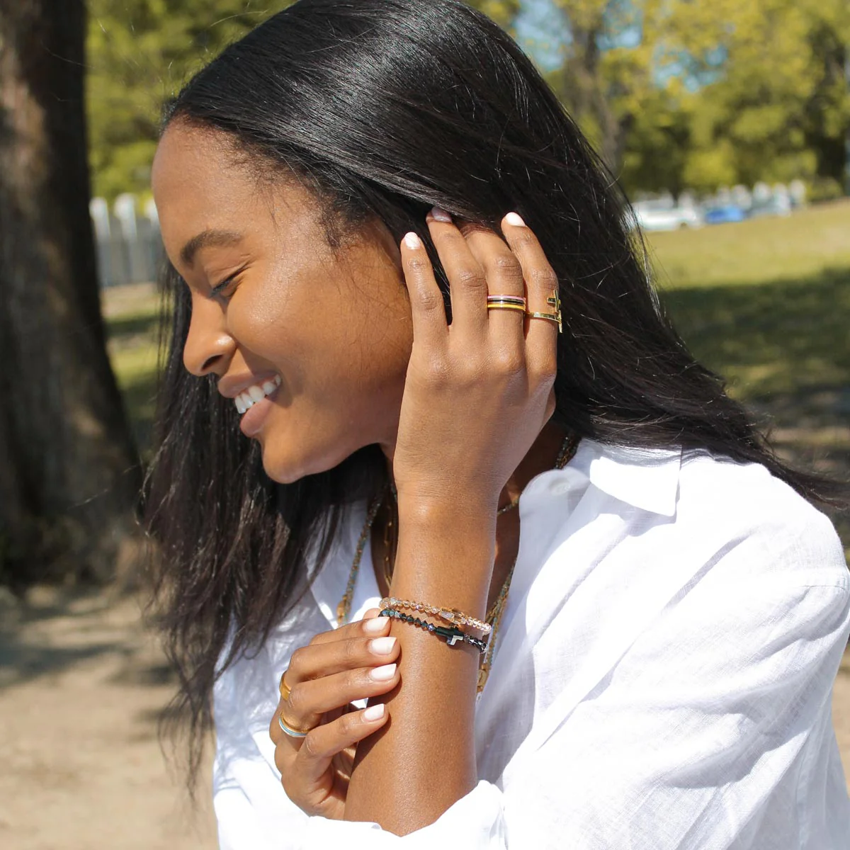 Radiant Let There Be Light Bracelet – Silver Night Faith - Blessed Bands