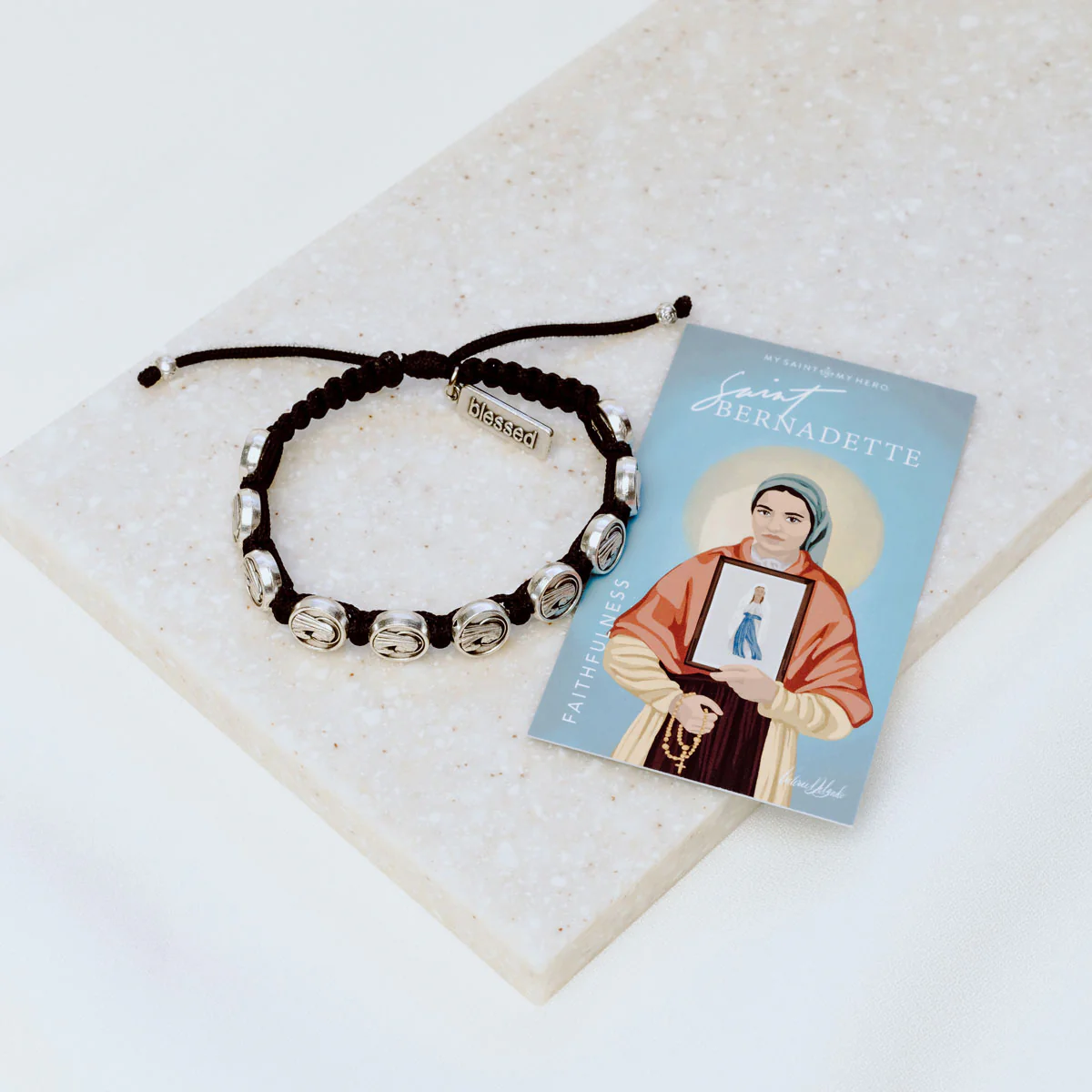 St. Bernadette Blessing Bracelet of Faith & Healing - Blessed Bands