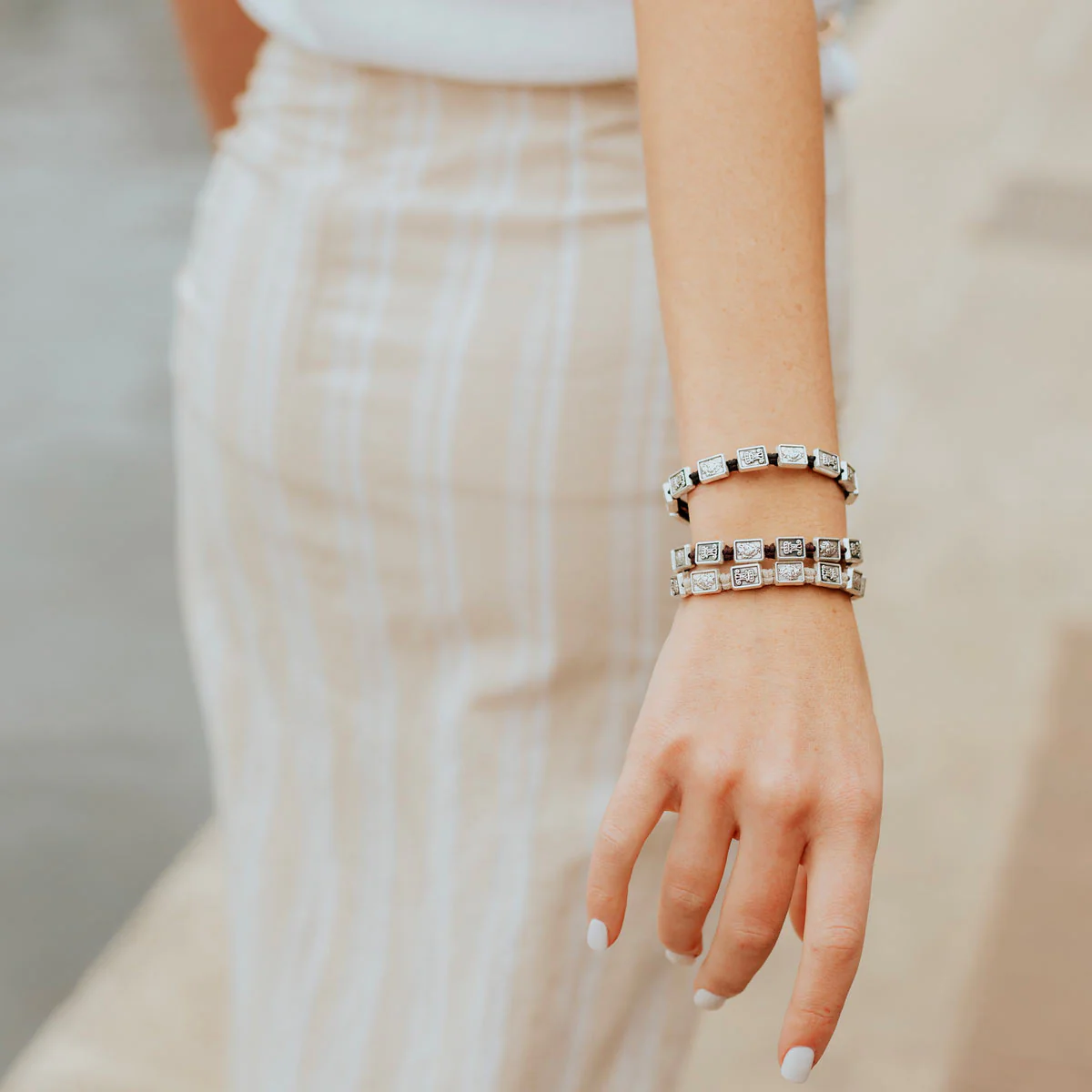 Garment of Grace Scapular Faith Bracelet - Blessed Bands