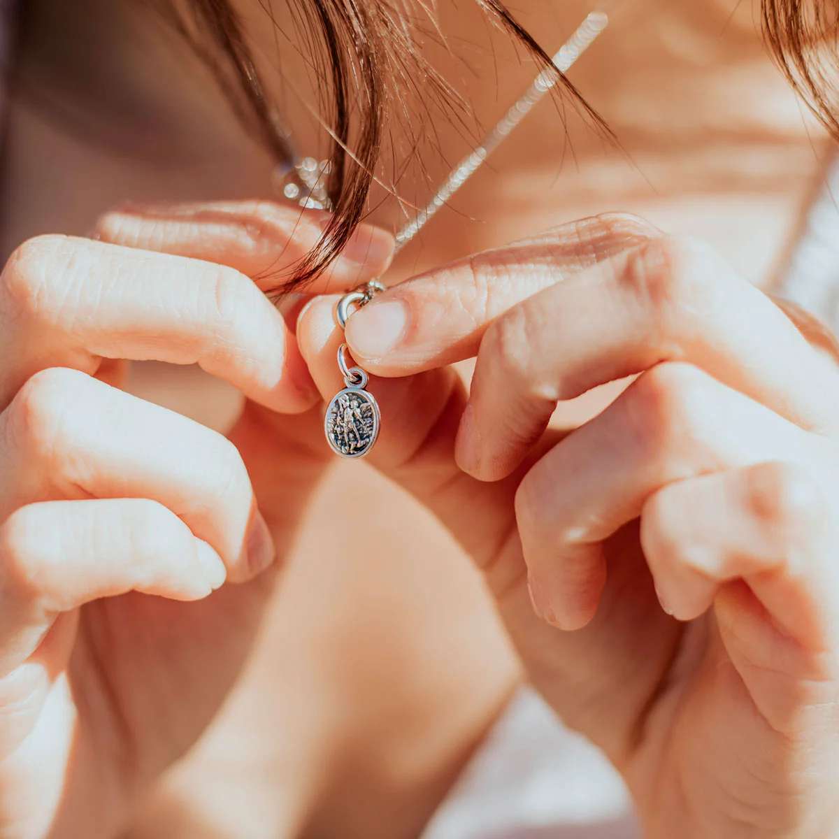 Choose Your Saint Medals – Small Christian Pendants - Blessed Bands