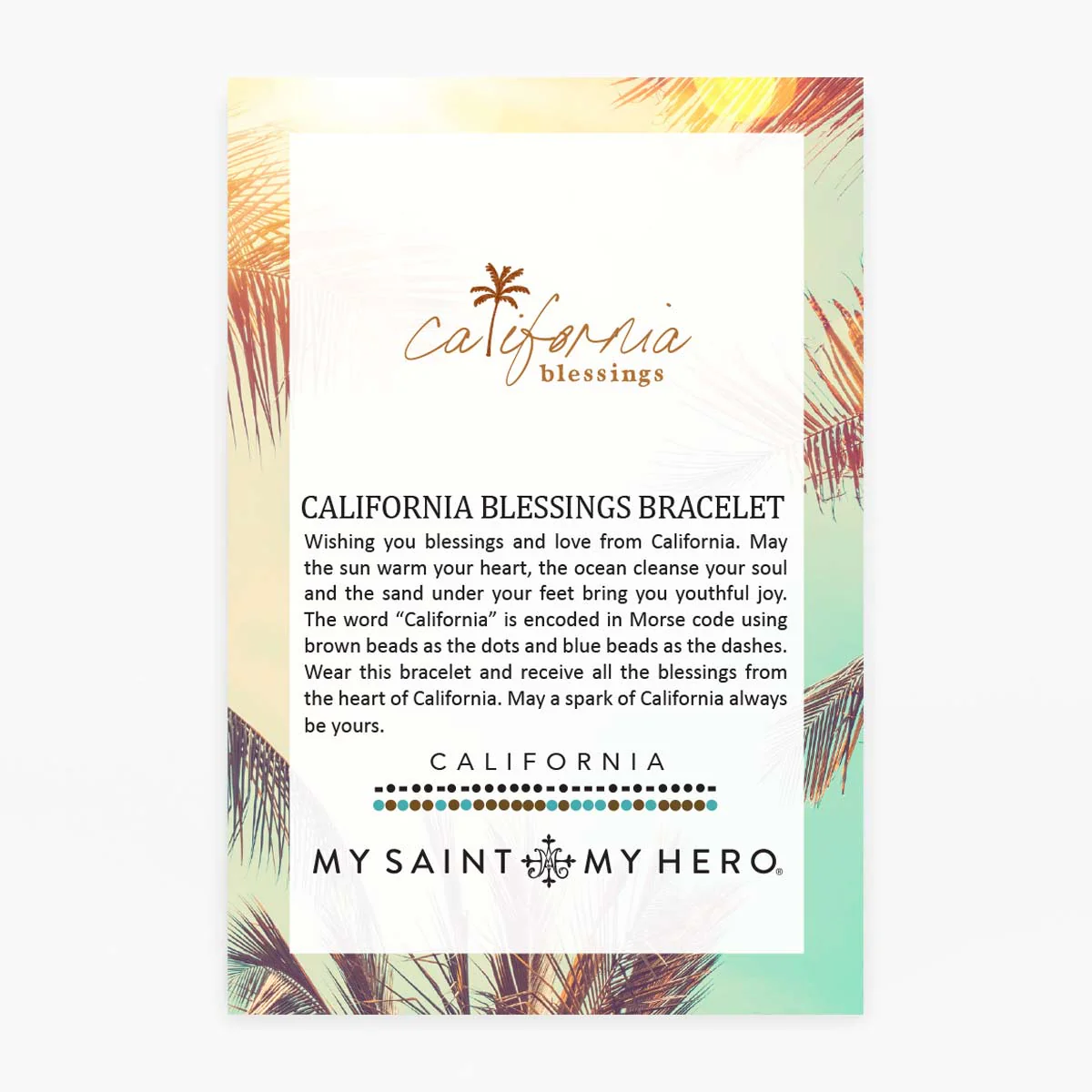 California Blessings Bracelet – Support WWF & Faith - Blessed Bands