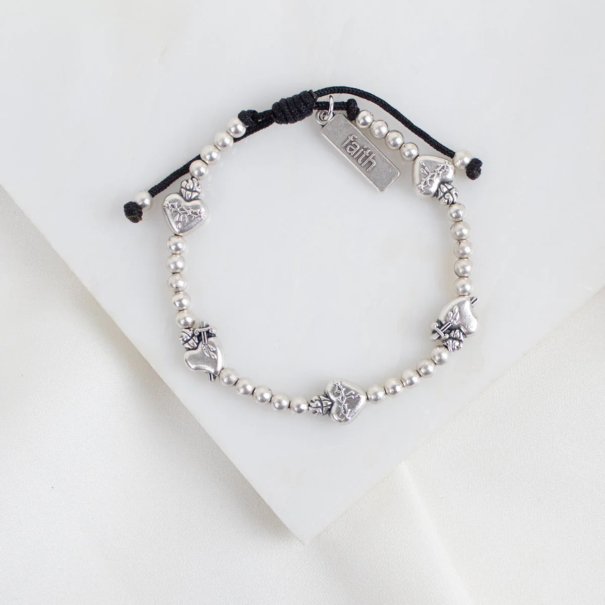 Sacred Heart of Jesus Faith Bracelet for Prayer - Blessed Bands