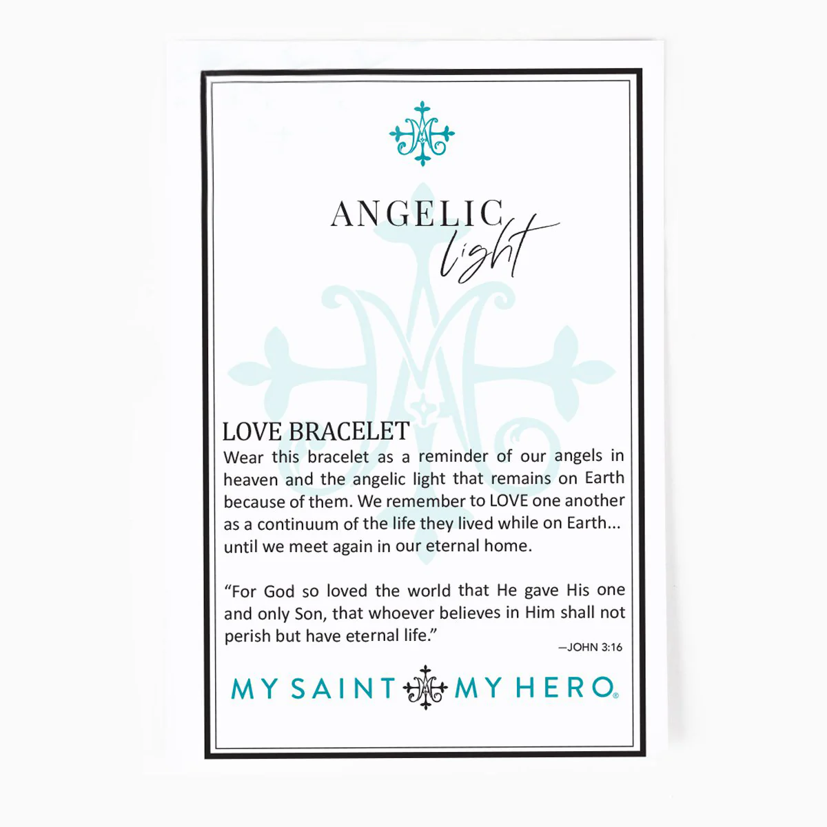 Angelic Light Bracelet – Faith & Cancer Research Support - Blessed Bands