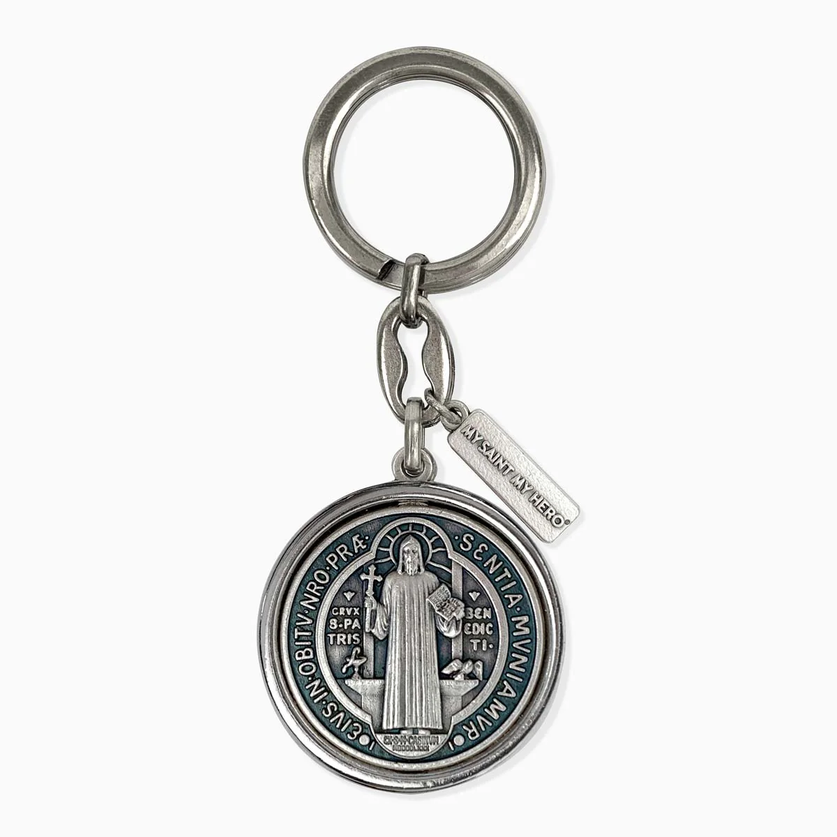 St. Benedict Key Ring – Spiritual Protection Accessory - Blessed Bands