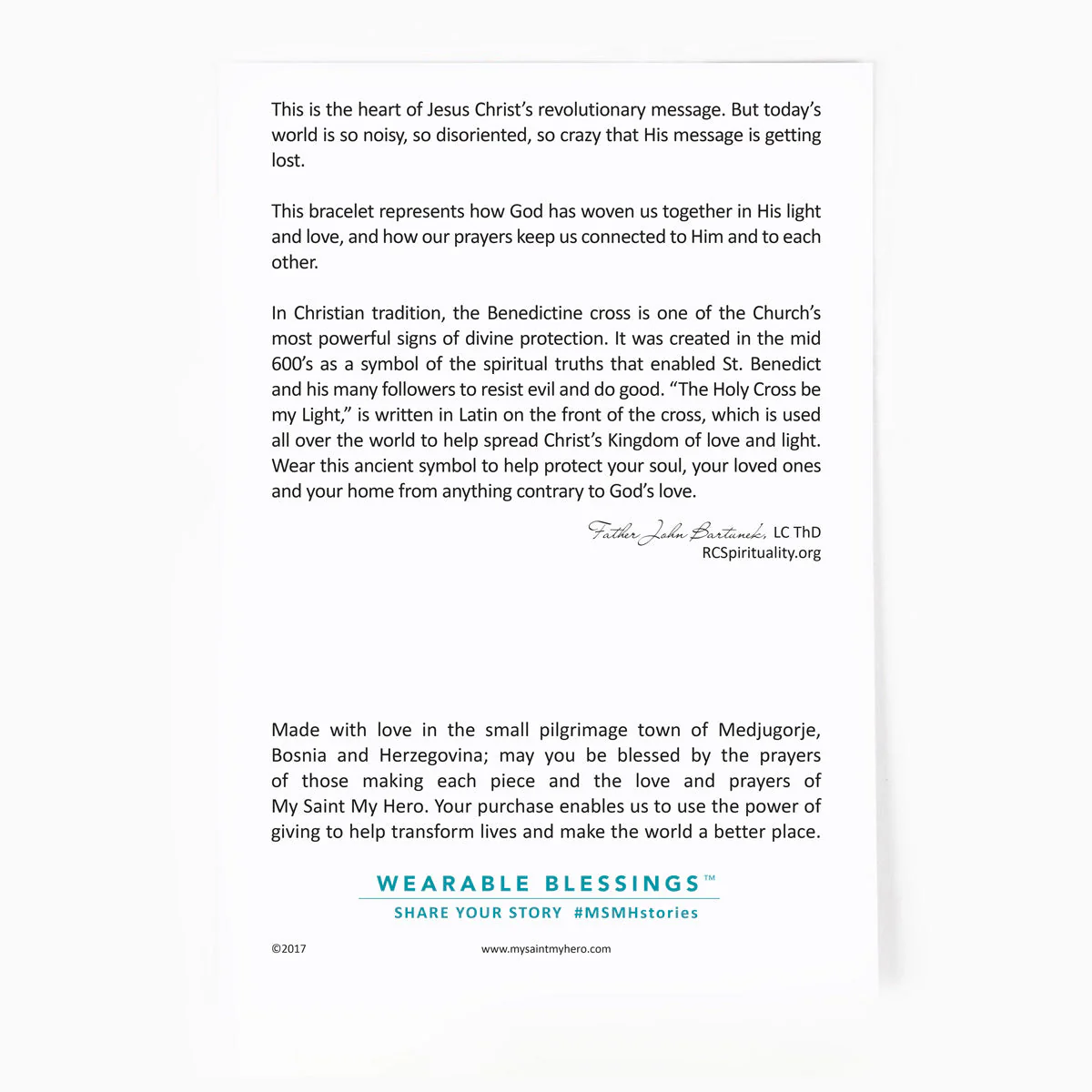 Gratitude Blessing Bracelet – Faith, Thanks & Peace - Blessed Bands