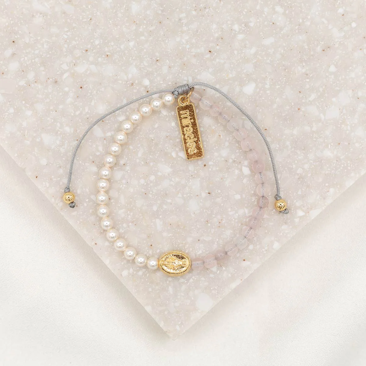 Mother Mary, Mother Me Gold Blessing Bracelet – Faith - Blessed Bands