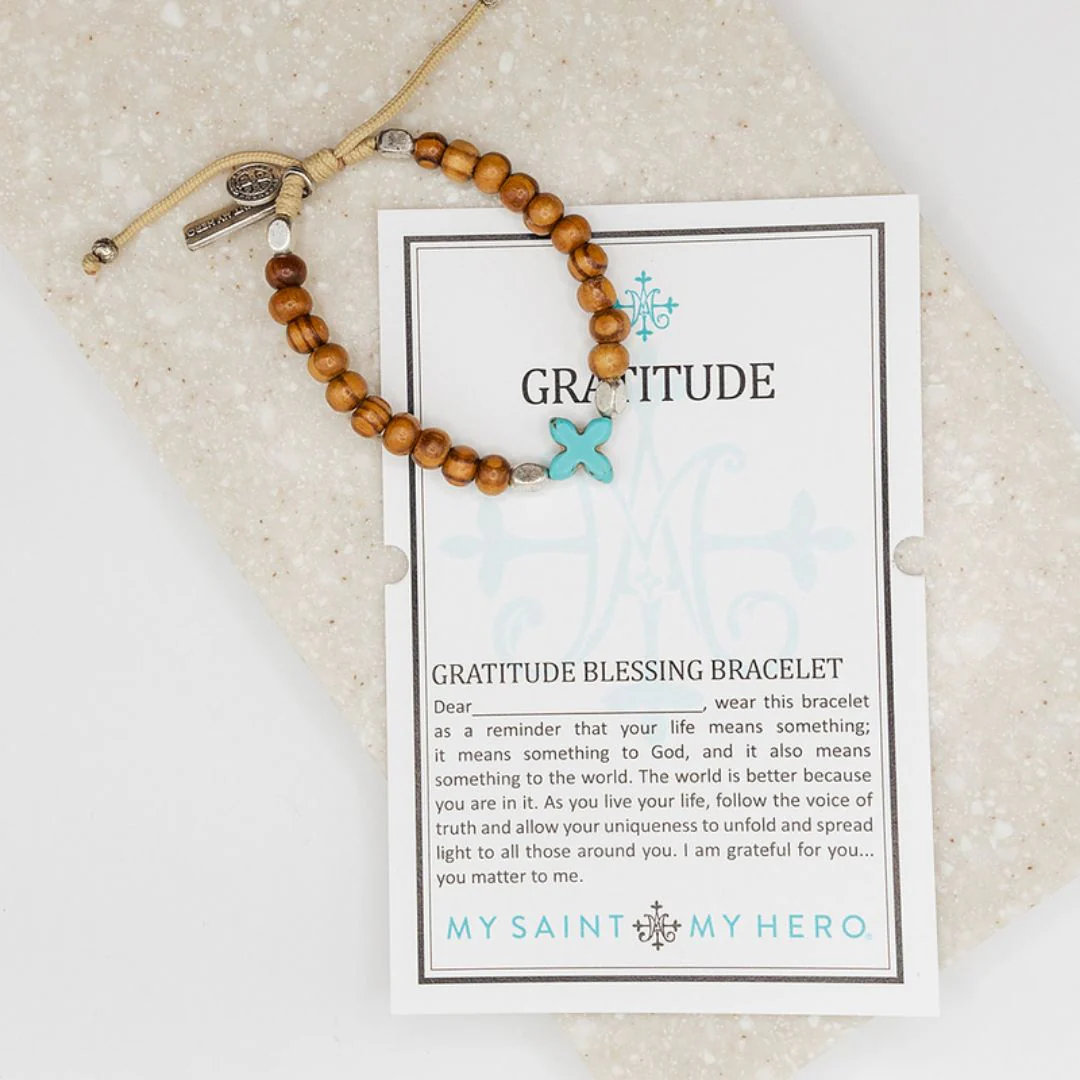 Gratitude Bracelet – Faith, Thankfulness & Blessings - Blessed Bands