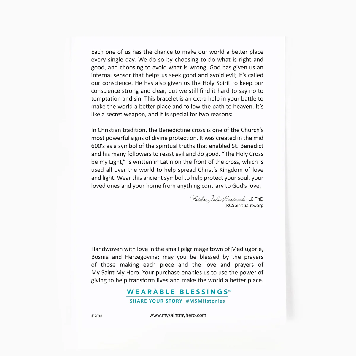 One Blessing for Him Bracelet – Strength & Faith Gift - Blessed Bands