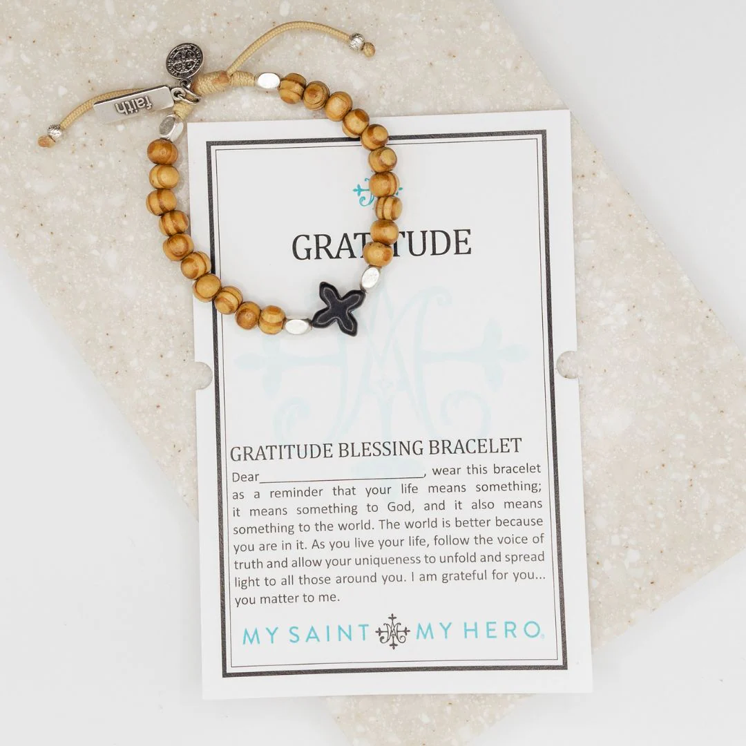 Gratitude Bracelet – Faith, Thankfulness & Blessings - Blessed Bands