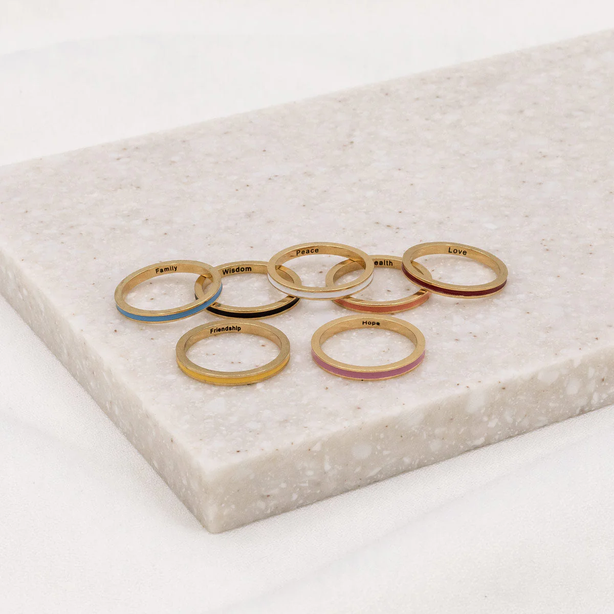 Blessing Band Set of Seven – Faith & Prayer Jewelry - Blessed Bands