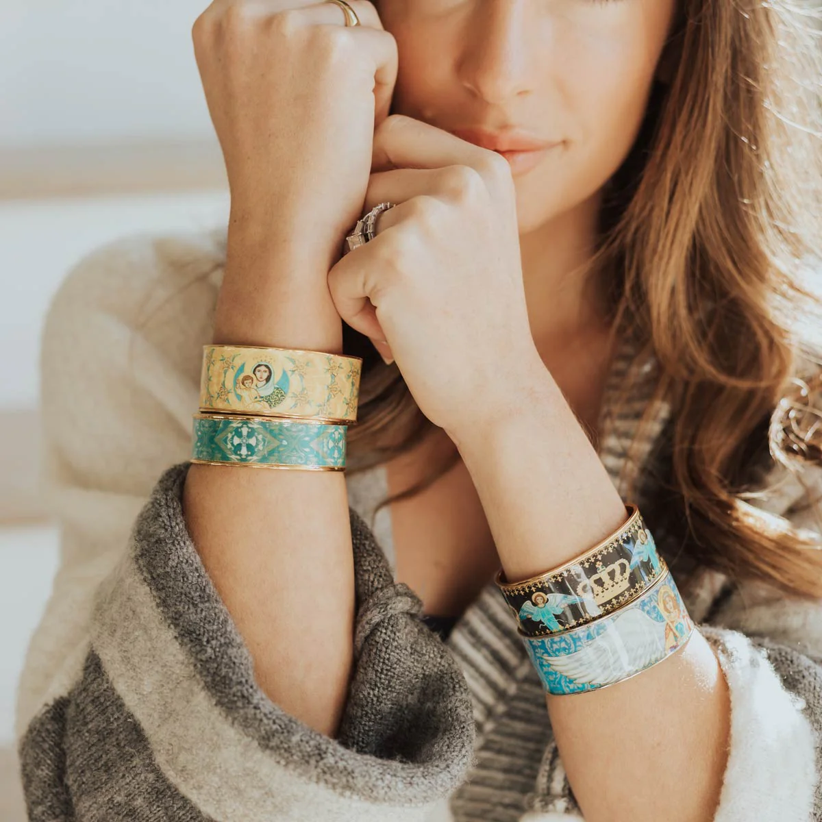 Archangel Michael Protection Cuff Bracelet – Strength & Faith - Blessed Bands