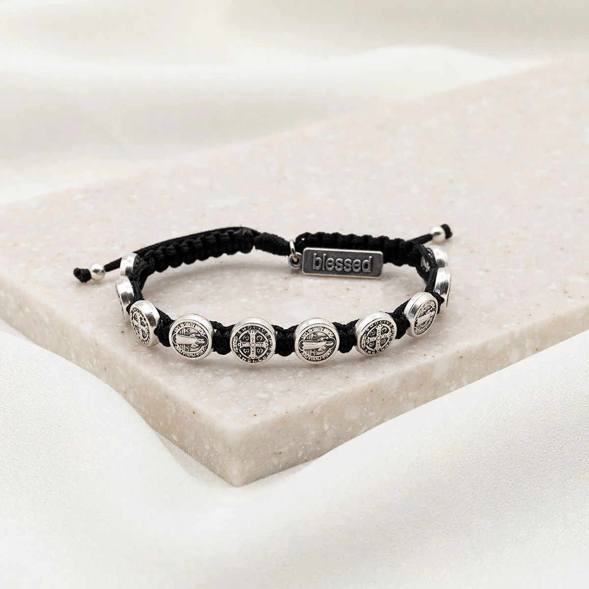 Benedictine Blessing Bracelet for Him – Faith & Protection - Blessed Bands