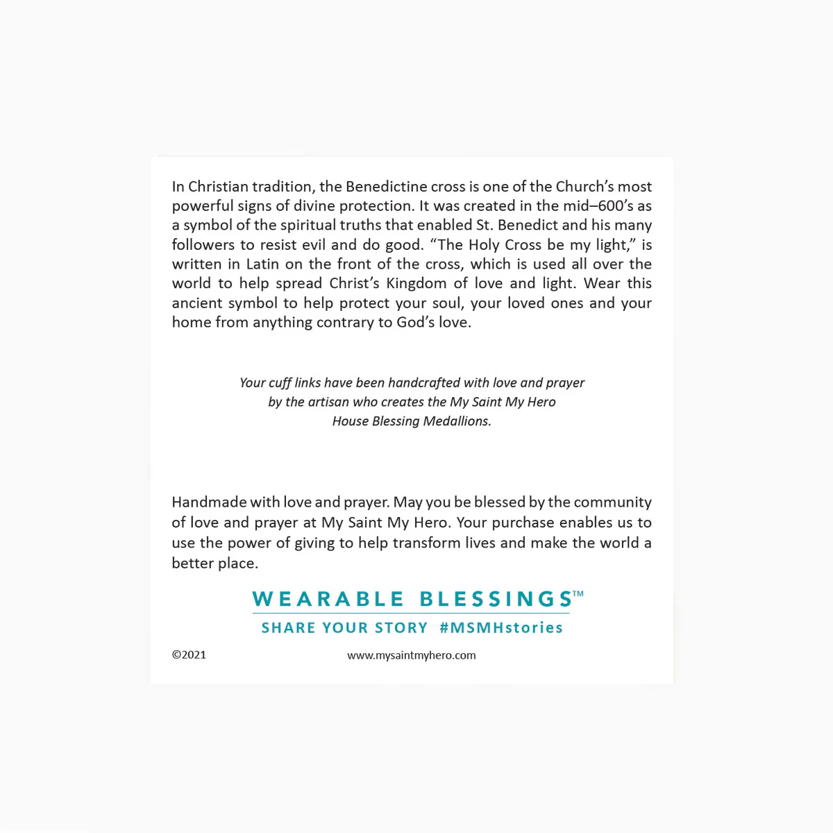 Benedictine Cuff Links – Faith & Elegant Devotion - Blessed Bands