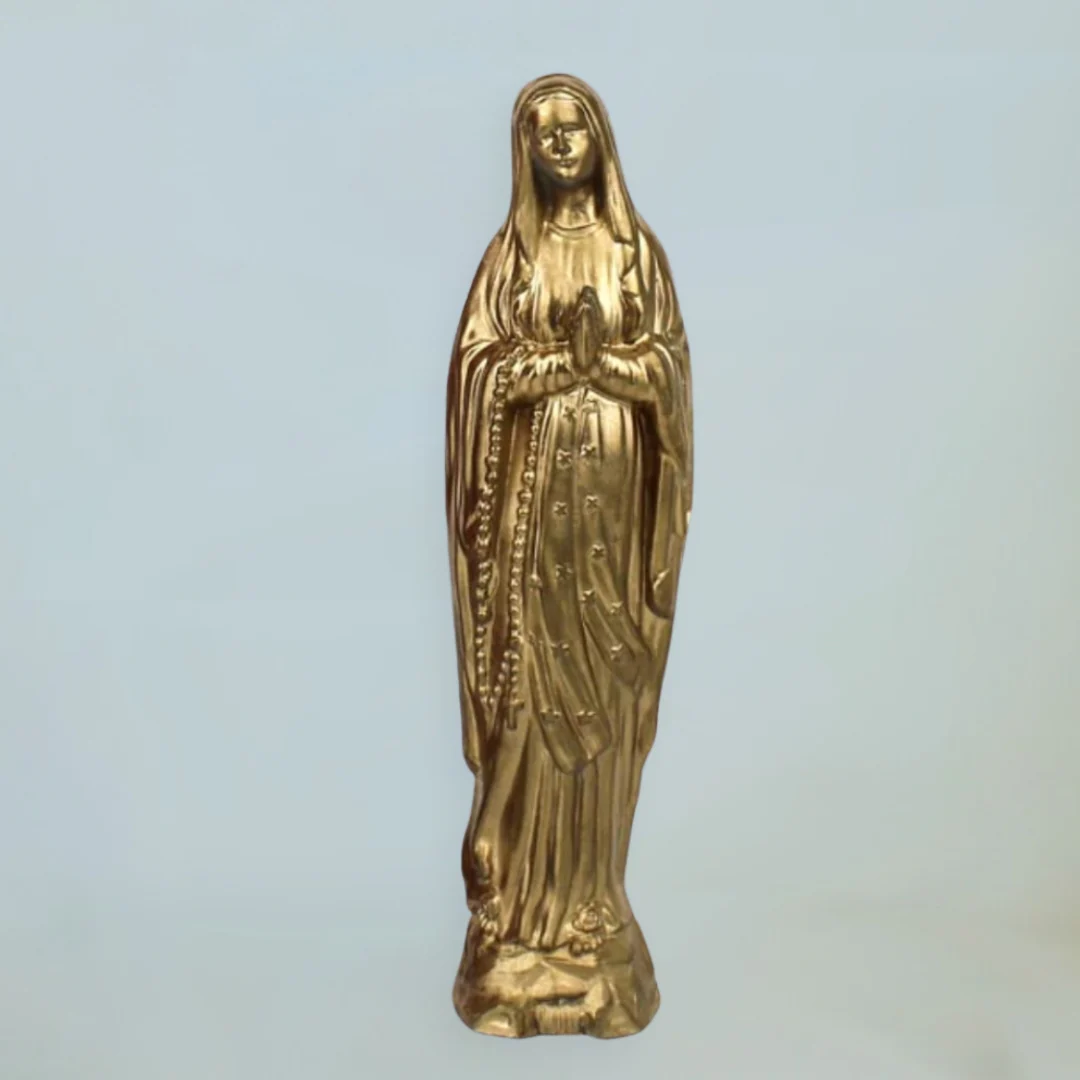 Our Lady of Lourdes Statue – Grande Devotional Figure - Blessed Bands
