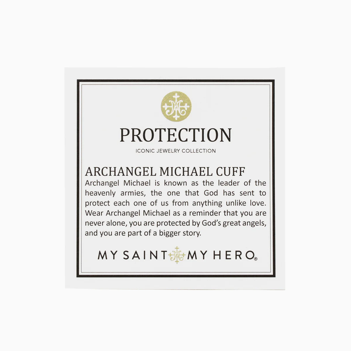 Archangel Michael Protection Cuff Bracelet – Strength & Faith - Blessed Bands