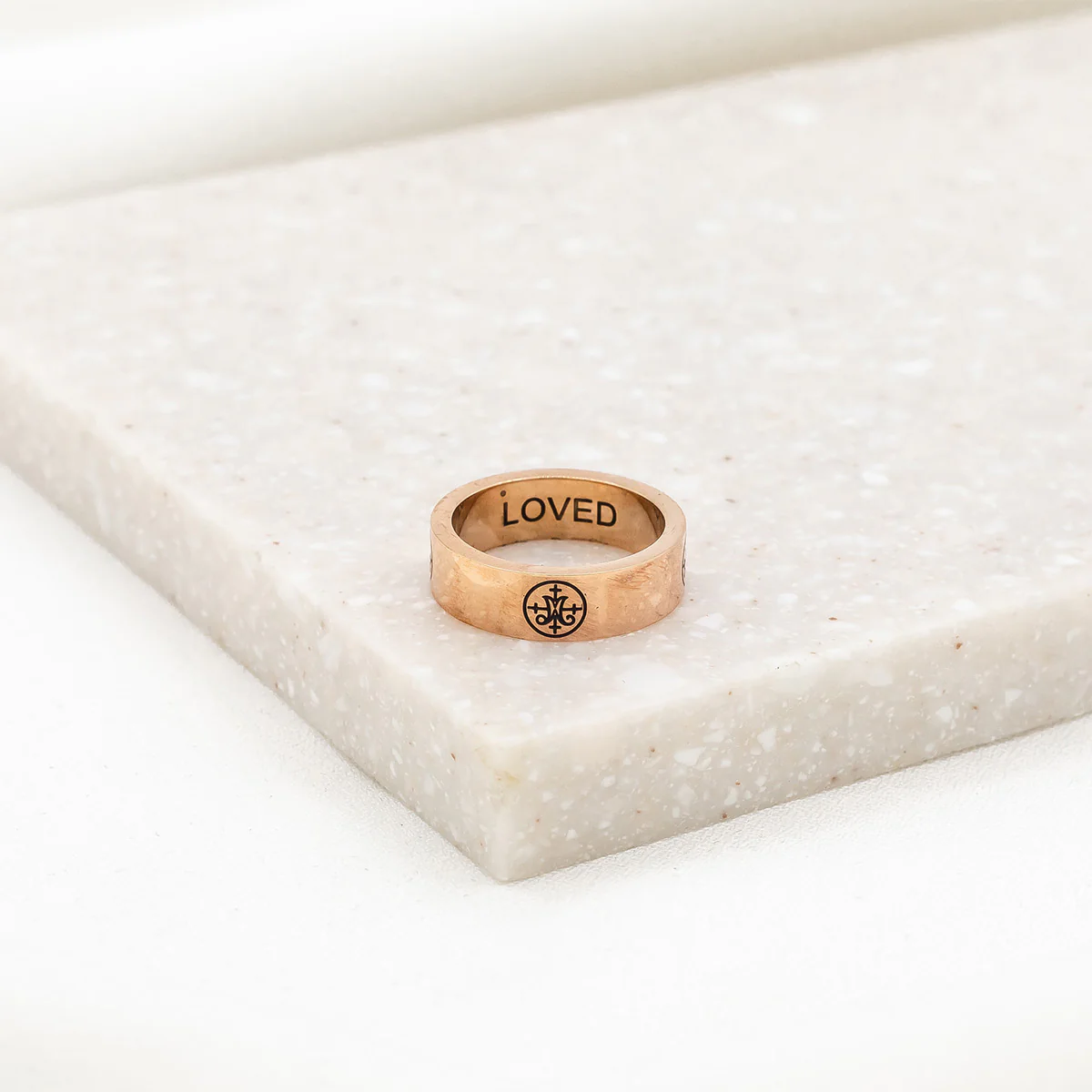 Greatest Love Ring – Deuteronomy 6:5 Scripture Jewelry - Blessed Bands