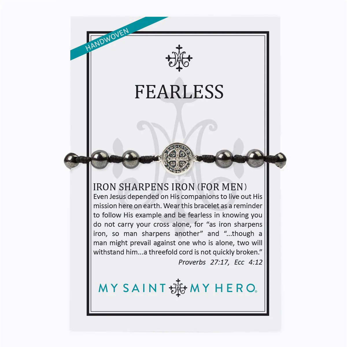 Fearless Iron Sharpens Iron Bracelet – Strength & Faith - Blessed Bands