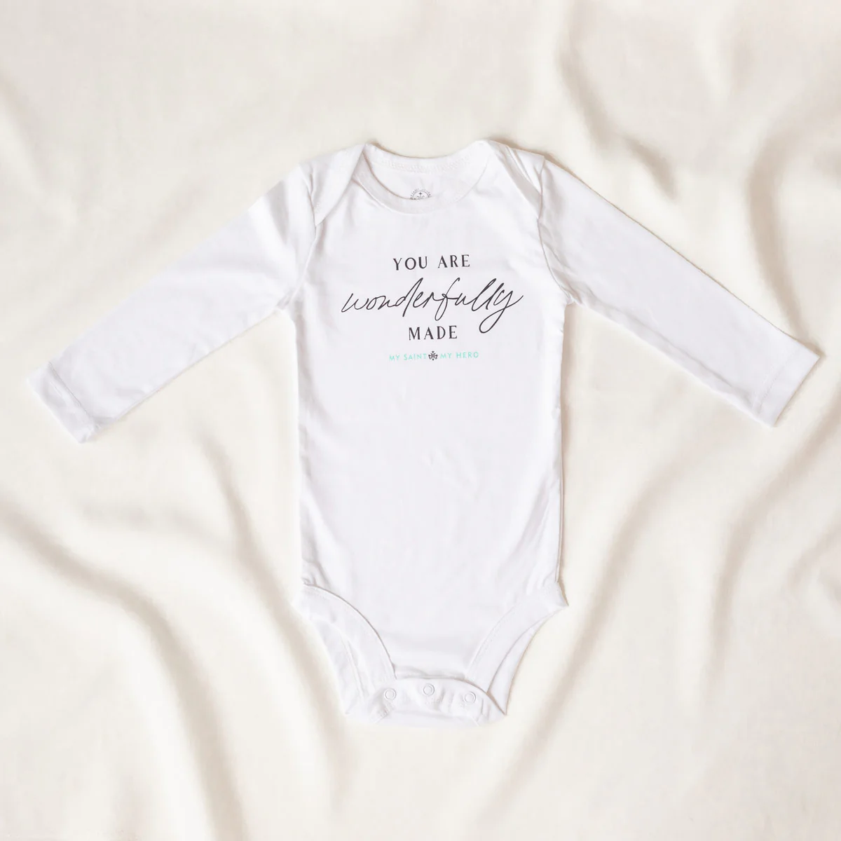 You Are Wonderfully Made Christian Baby Onesie - Blessed Bands