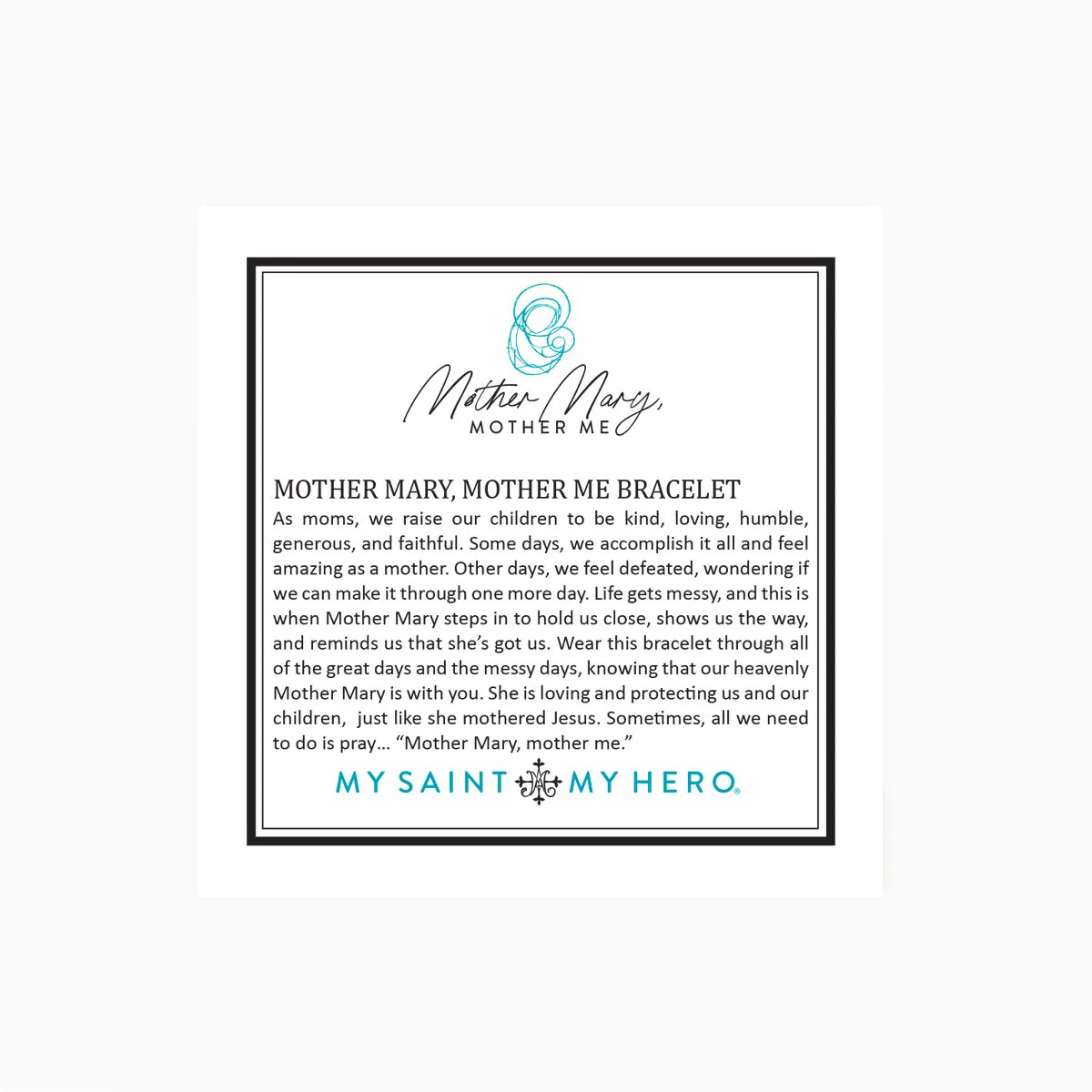 Mother Mary, Mother Me Gold Blessing Bracelet – Faith - Blessed Bands