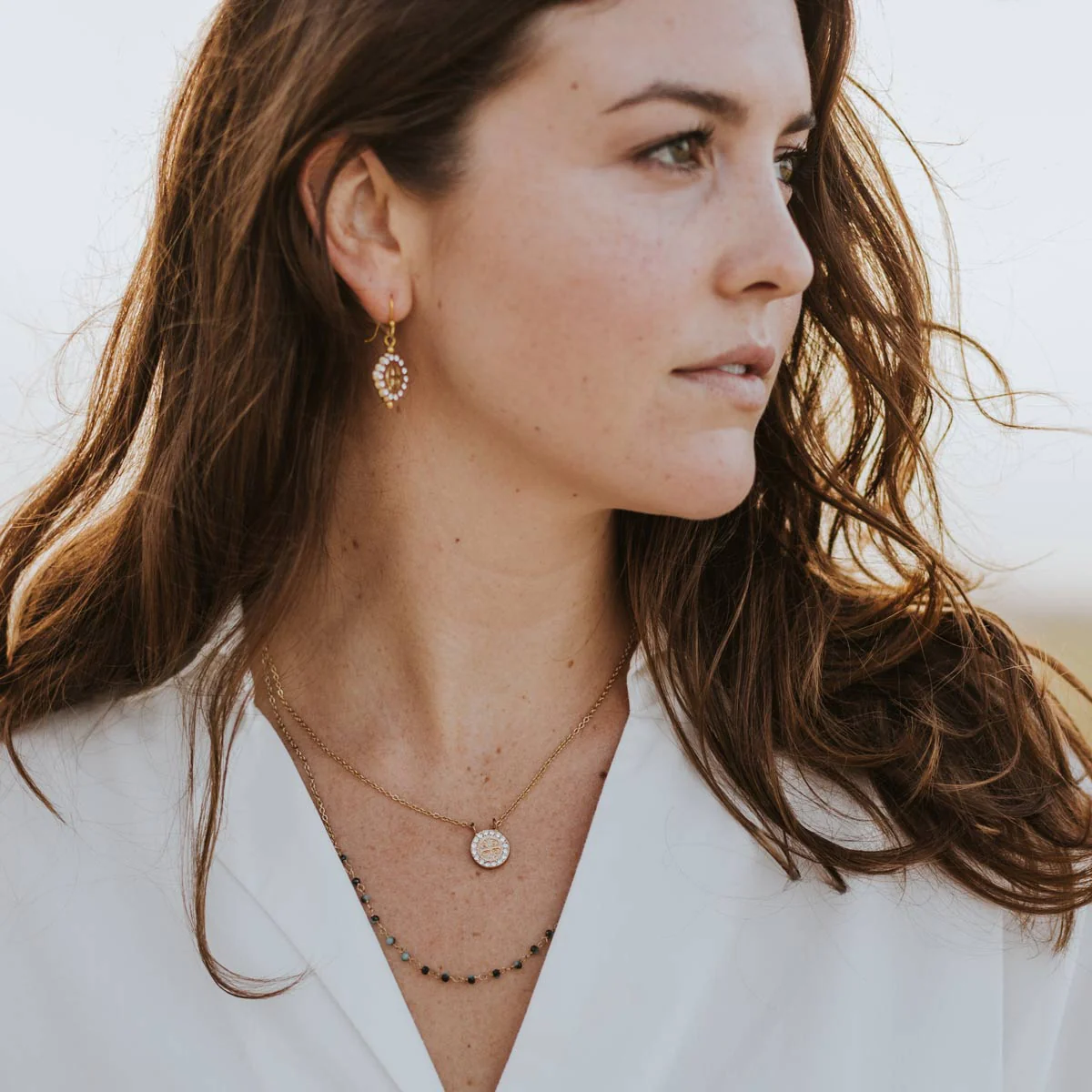 Brilliance Drop Earrings – Radiant Beauty & Faith - Blessed Bands