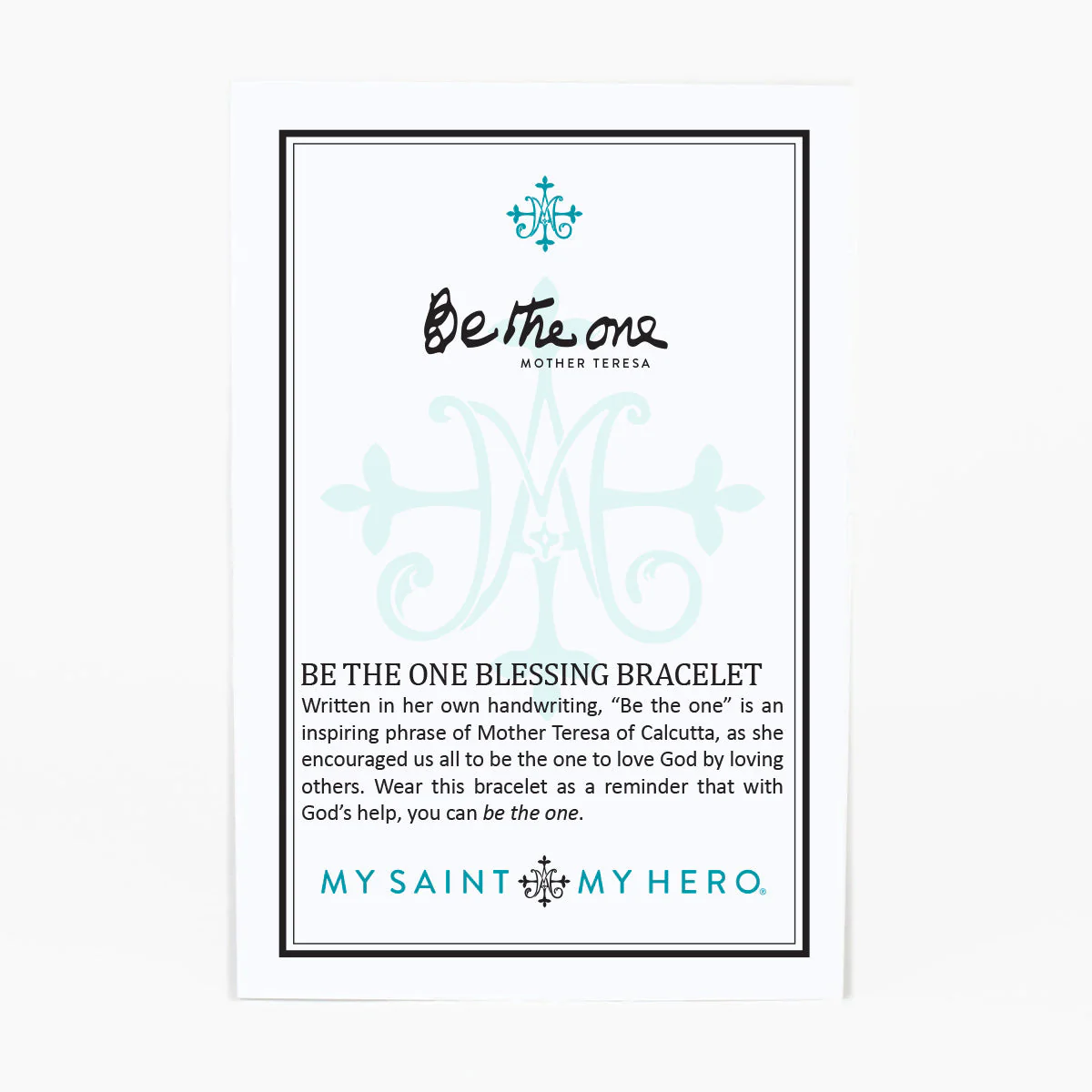 Be the One Blessing Bracelet – Faith & Encouragement Jewelry - Blessed Bands