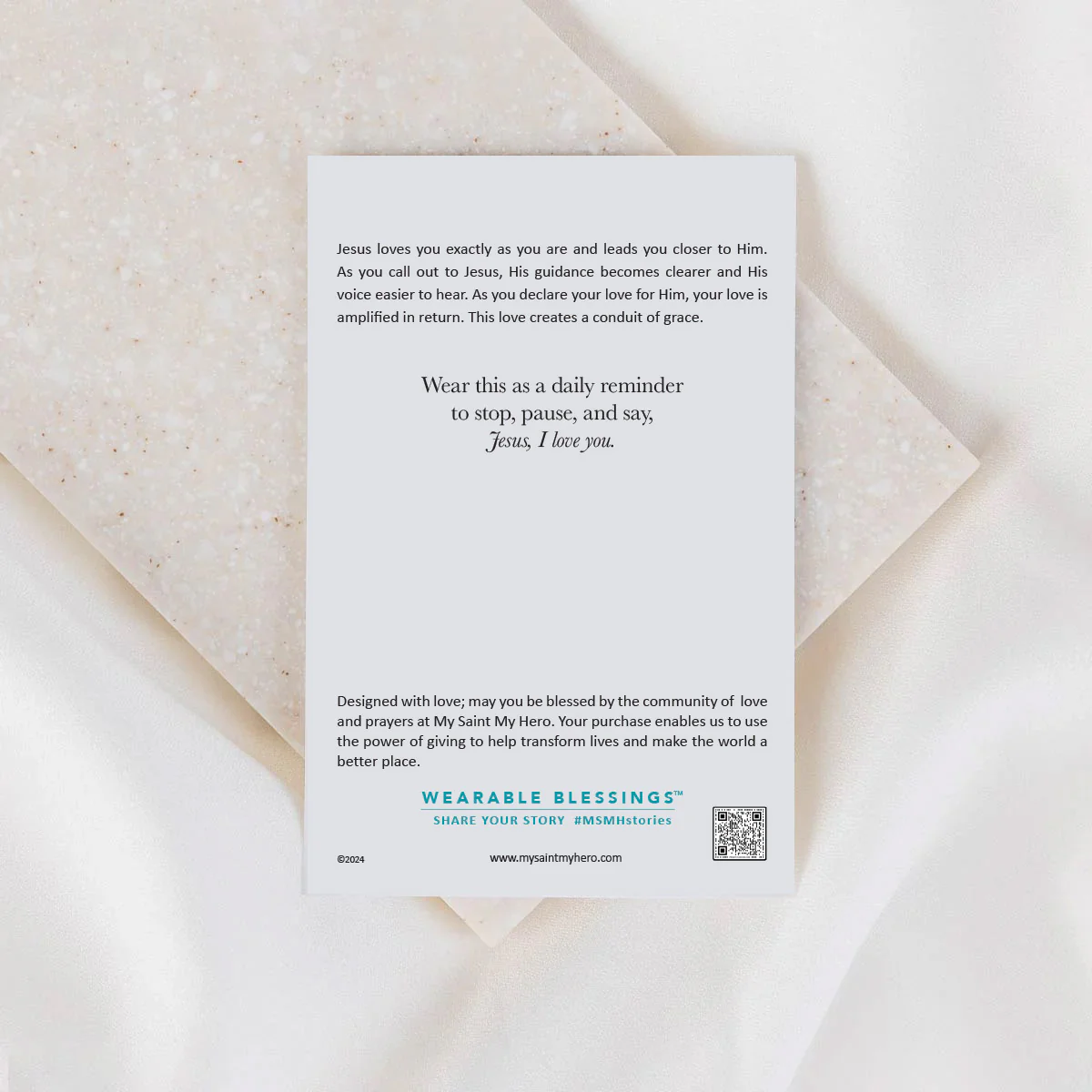 Jesus Loves You Necklace – Faith & Love Reminder Jewelry - Blessed Bands