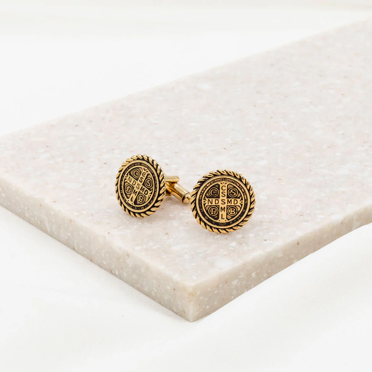 Benedictine Cuff Links – Faith & Elegant Devotion - Blessed Bands