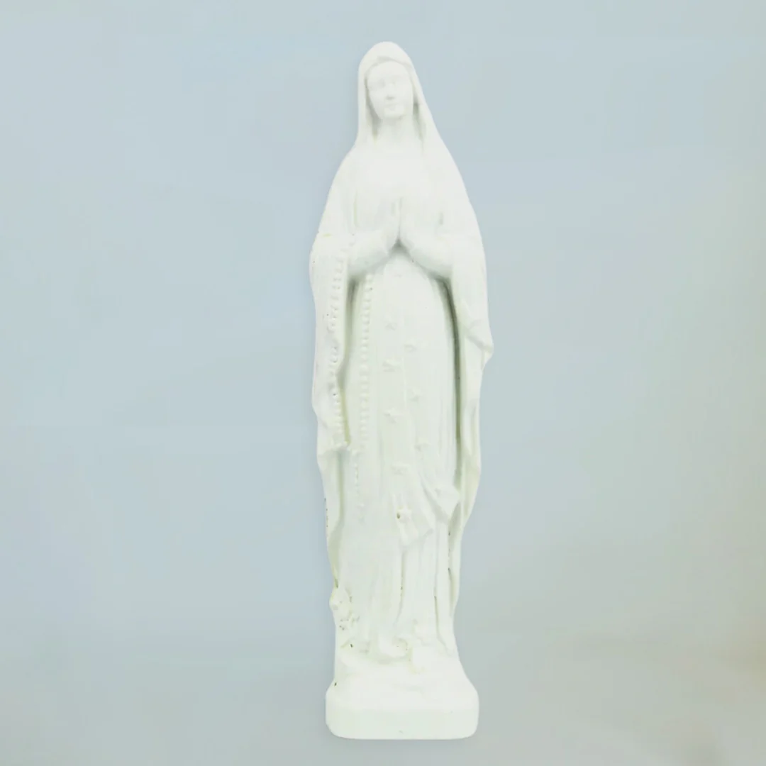 Our Lady of Lourdes Statue – Grande Devotional Figure - Blessed Bands