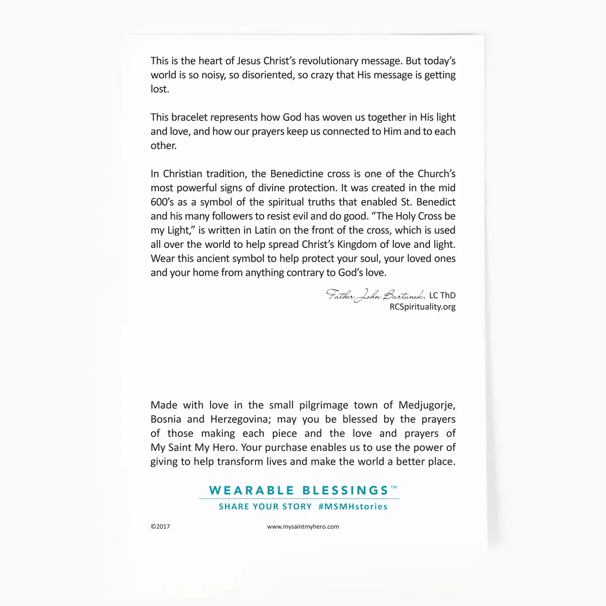 Gratitude Blessing Bracelet – Faith & Thankful Heart - Blessed Bands