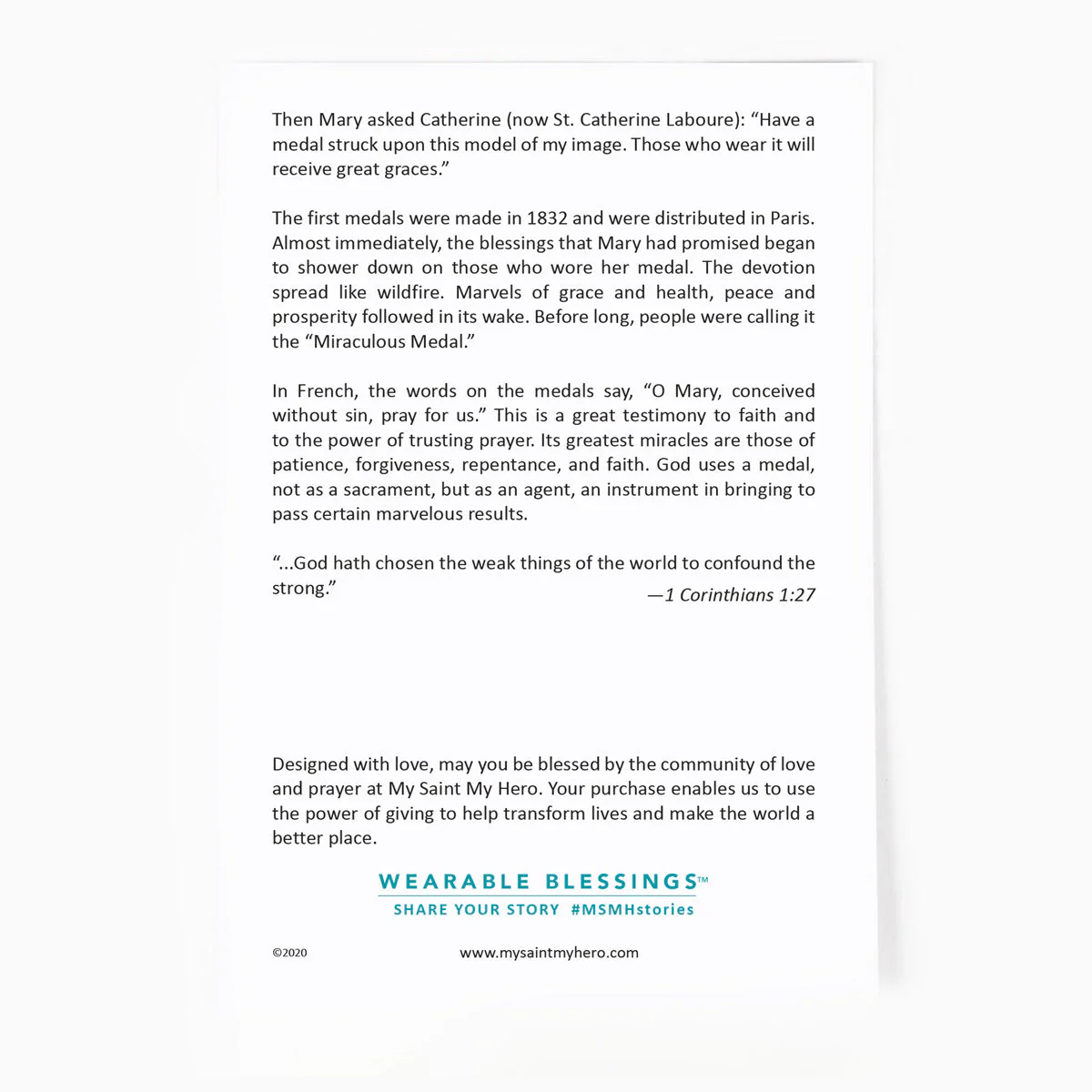 Miraculous Bead Ball Necklace – Faith & Blessings - Blessed Bands