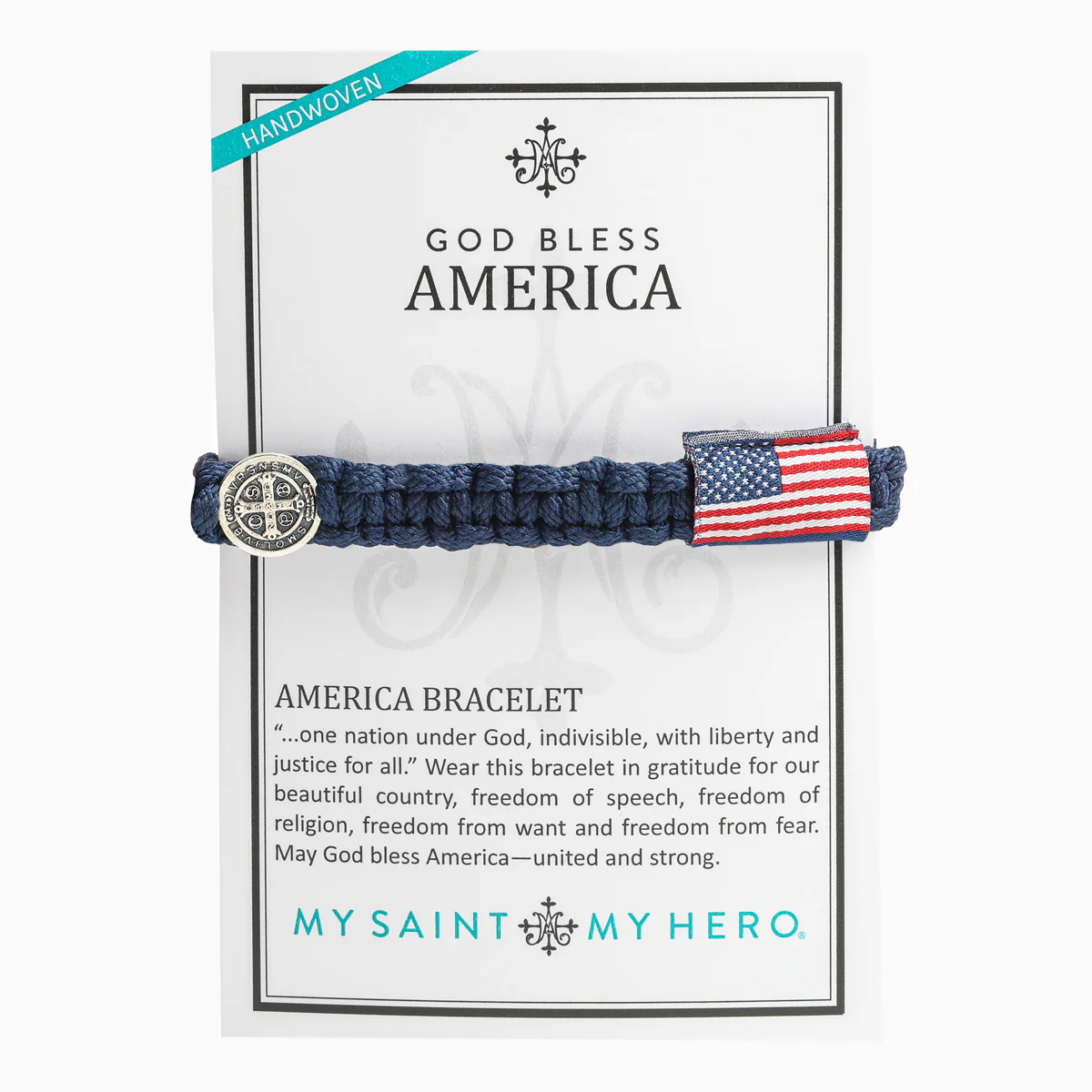 God Bless America Bracelet – Faith & Patriotism Jewelry - Blessed Bands