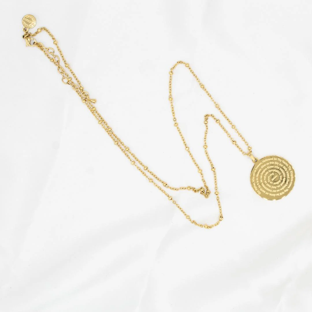 Lord’s Prayer Necklace – Faith, Hope & Divine Blessing - Blessed Bands