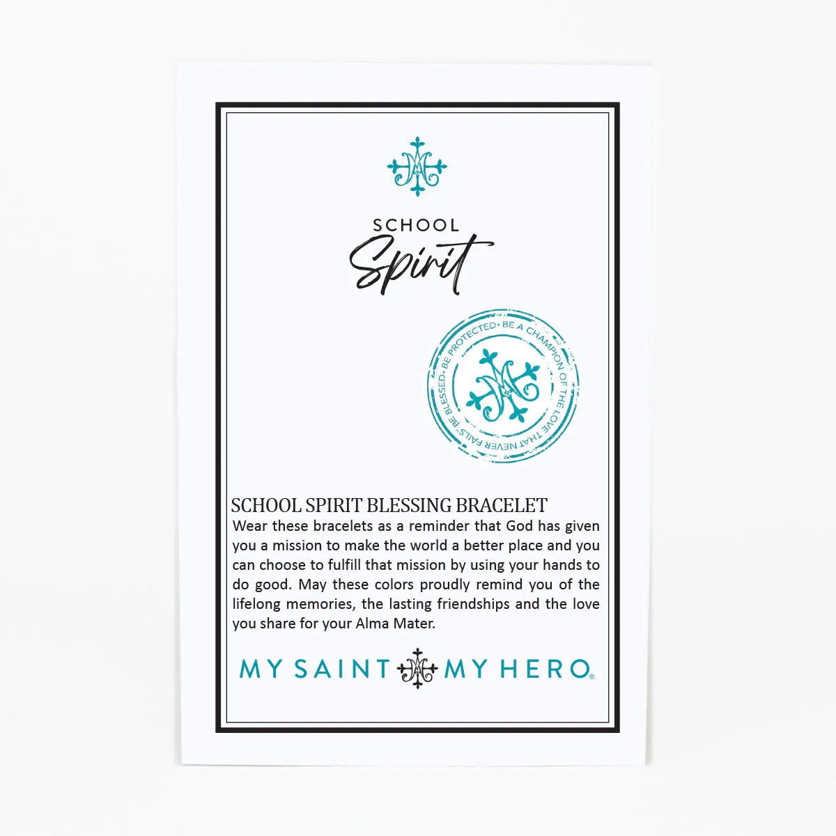 School Spirit Blessing Bracelets – Faith & Encouragement - Blessed Bands