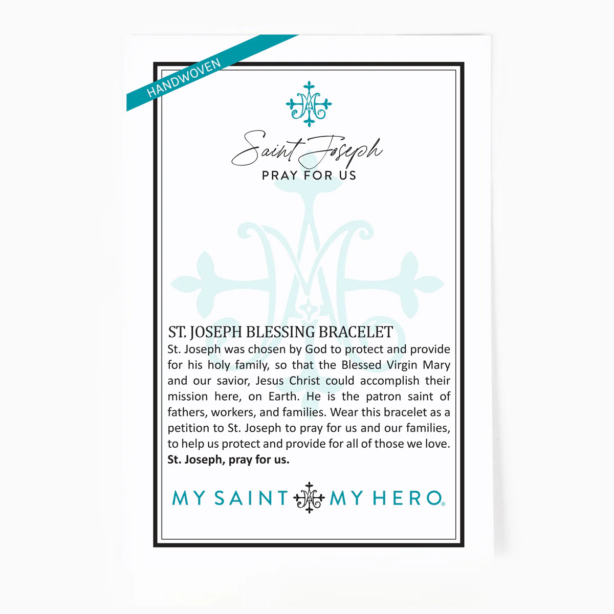 St. Joseph Blessing Bracelet – Strength & Protection - Blessed Bands