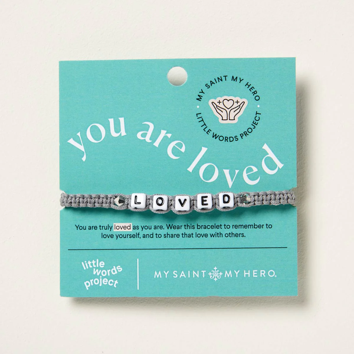 Little Words Project My Saint My Hero Loved Bracelet - Blessed Bands