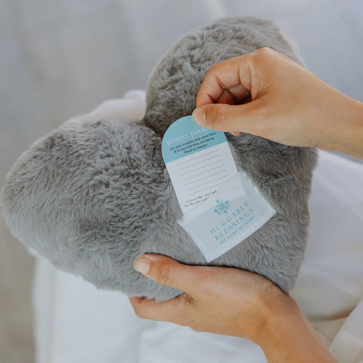 Huggable Prayer Pillow – Comfort & Faith for Prayer Time - Blessed Bands