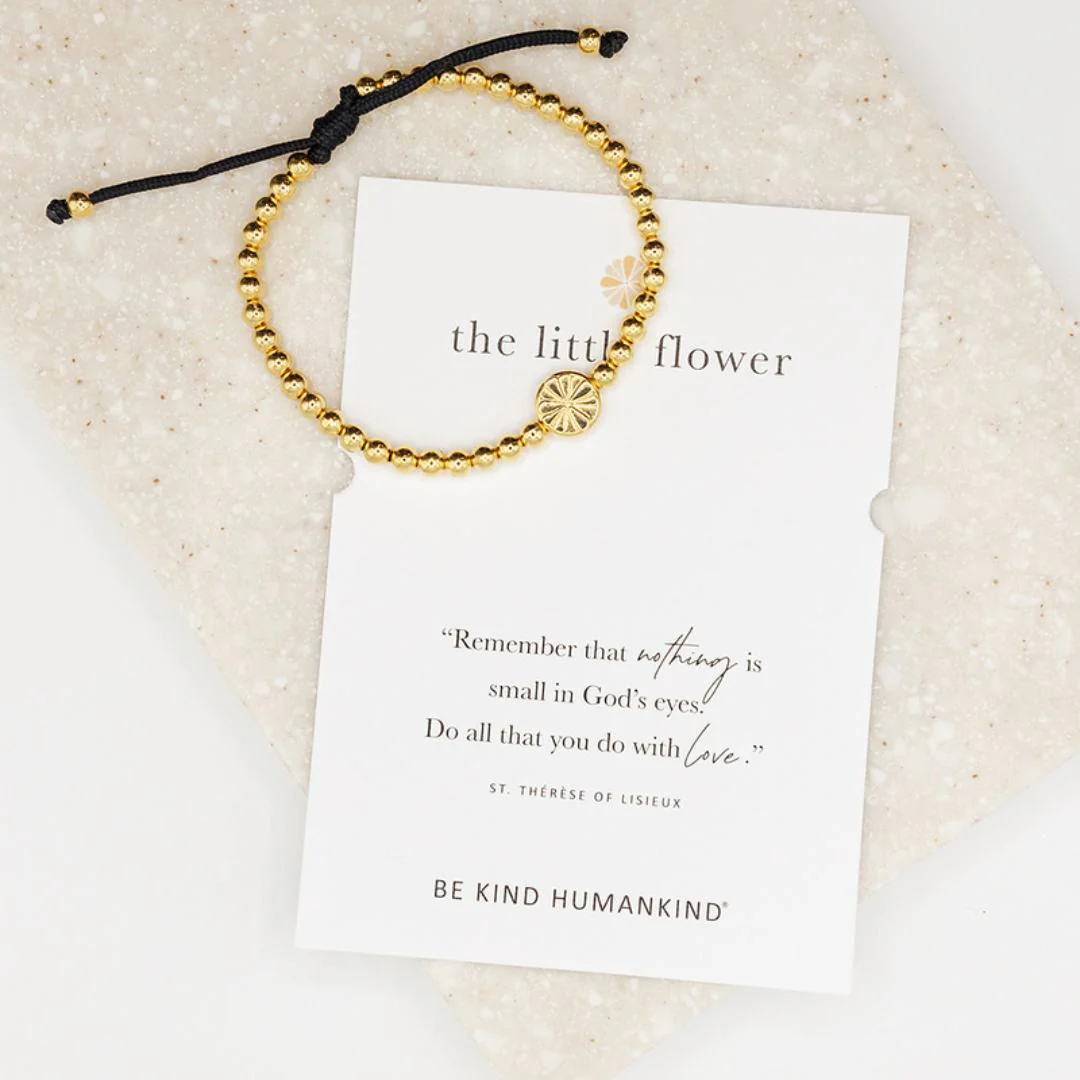 The Little Flower Christian Faith Bracelet - Blessed Bands